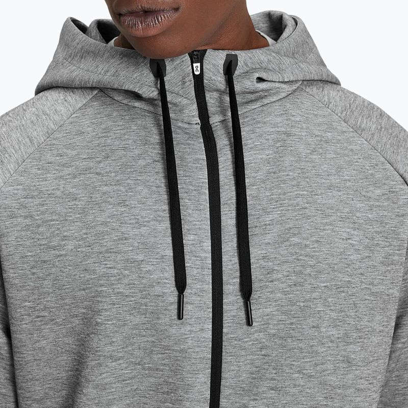 Мъжки суитшърт On Zipped Hoodie grey 3