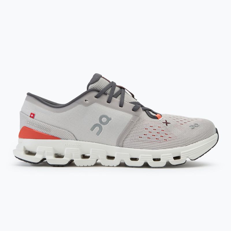 Мъжки обувки за бягане On Cloud X 4 silver/flame 2