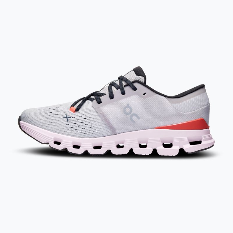 Дамски обувки за бягане On Cloud X 4 silver/flame 10