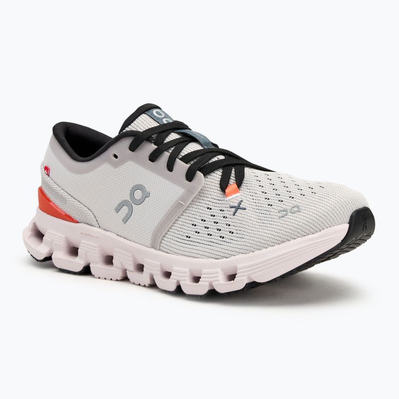 Дамски обувки за бягане On Cloud X 4 silver/flame