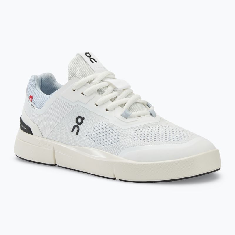 On Дамски обувки за бягане The Roger Spin white/heather