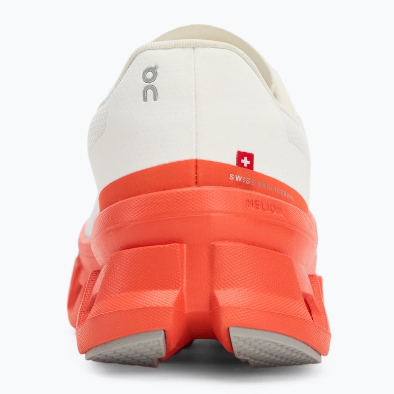 Дамски обувки за бягане On Cloudmonster white/flame 6