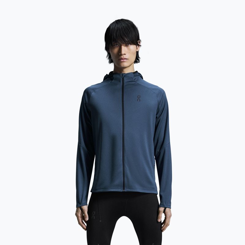 Мъжки суитшърт On Climate Zip Hoodie blue