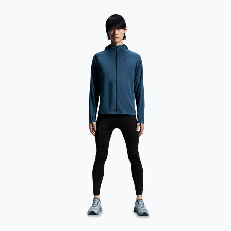 Мъжки суитшърт On Climate Zip Hoodie blue 2