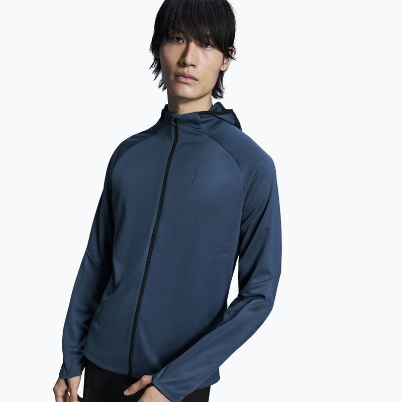 Мъжки суитшърт On Climate Zip Hoodie blue 5