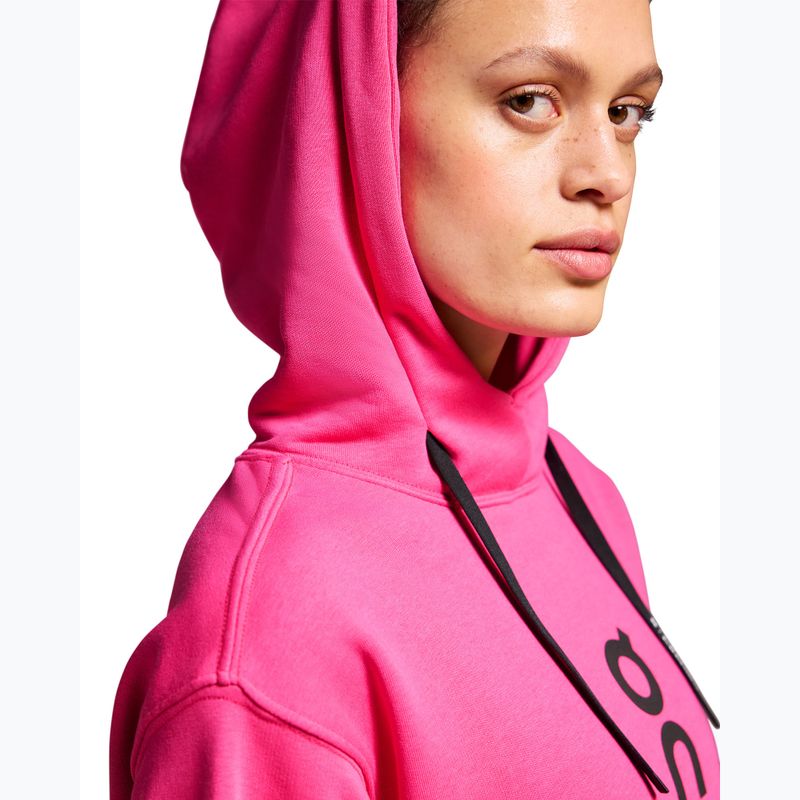 On Running Club Hoodie pink за жени 5