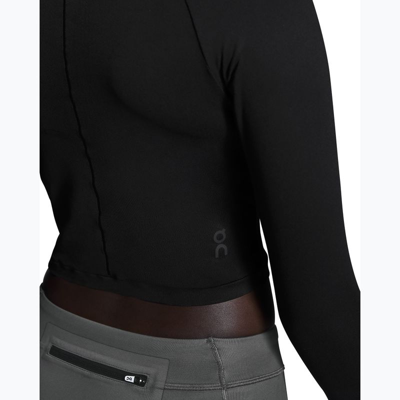 Дамски топ за бягане On Running Movement Long-T Crop black 6