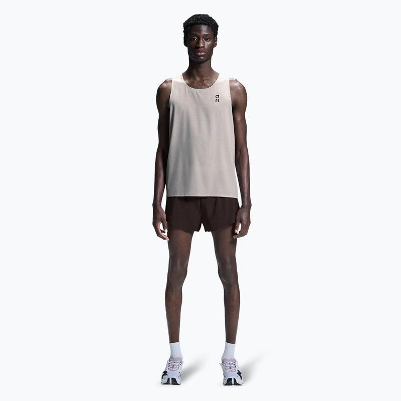 Мъжки потник за бягане On Race Singlet pearl 2