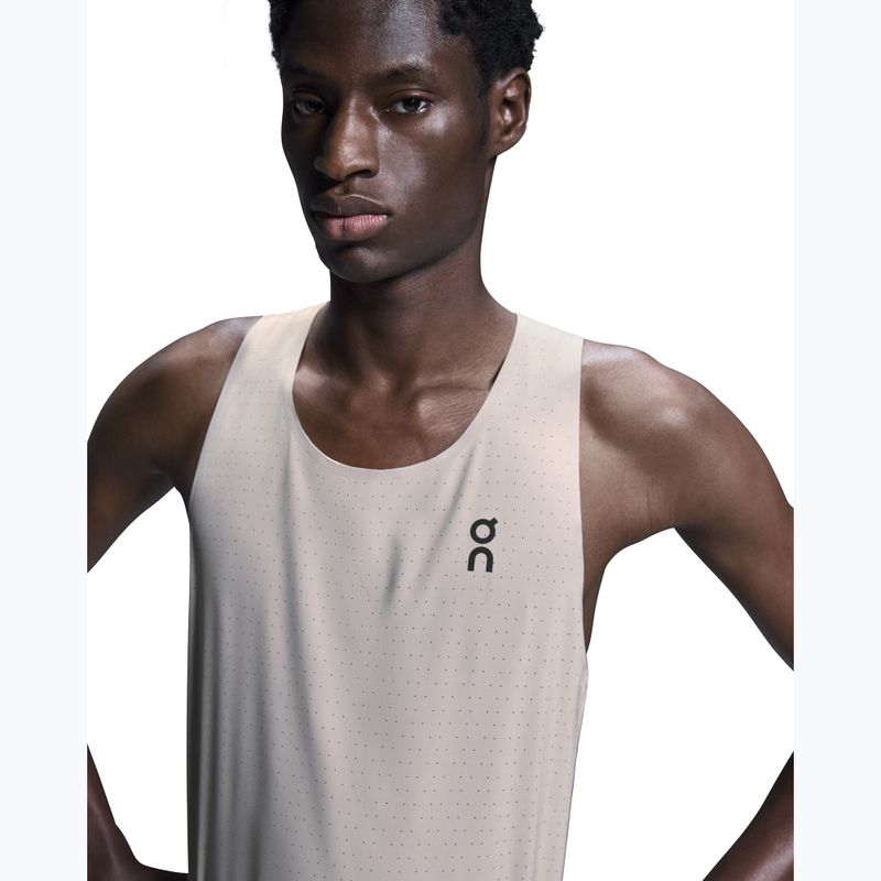 Мъжки потник за бягане On Running Race Singlet pearl 5