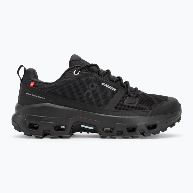 Мъжки обувки On Running Cloudrock Low Waterproof black/black 2