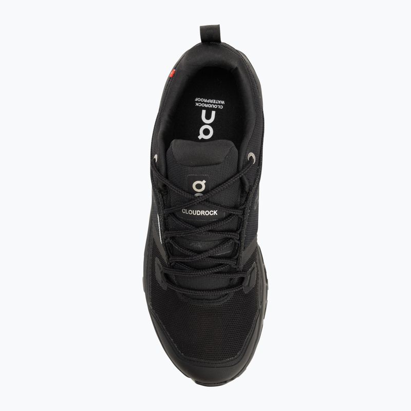 Мъжки обувки On Running Cloudrock Low Waterproof black/black 5