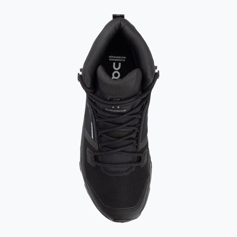 Мъжки обувки On Running Cloudrock Mid Waterproof black/black 5