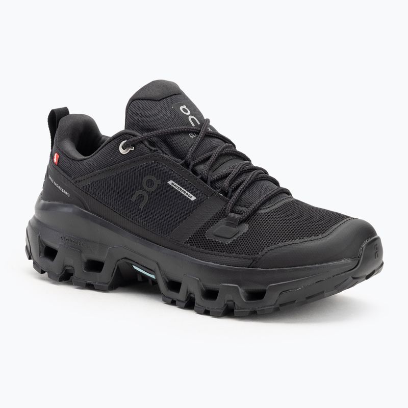 Дамски обувки On Running Cloudrock Low Waterproof black/black