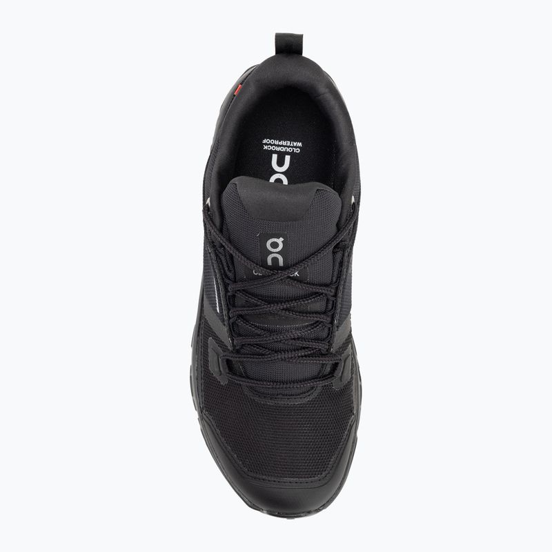 Дамски обувки On Running Cloudrock Low Waterproof black/black 5