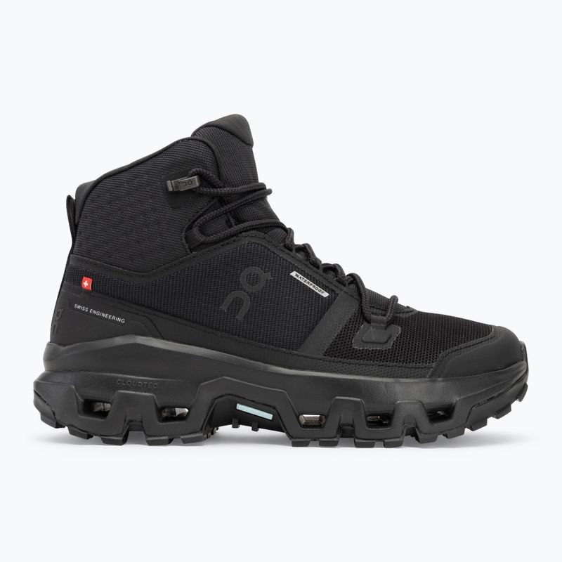Дамски обувки On Cloudrock Mid Waterproof black/black 2