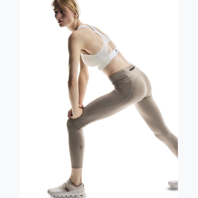 Дамски клин за тренировка On Performance Tights 7/8 cinder 5