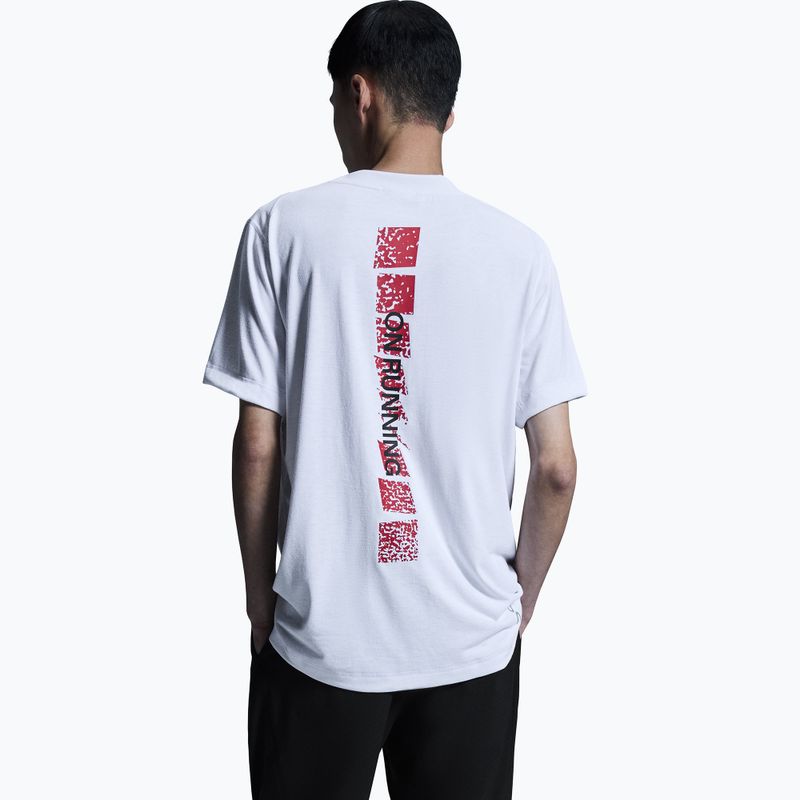 Мъжка тениска On Running Train-T Graphic white 5