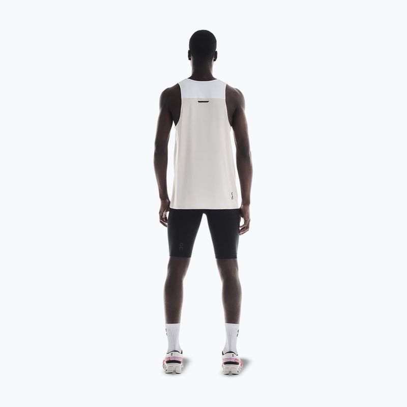 Мъжка тениска за бягане On Performance Tank white/silver 3