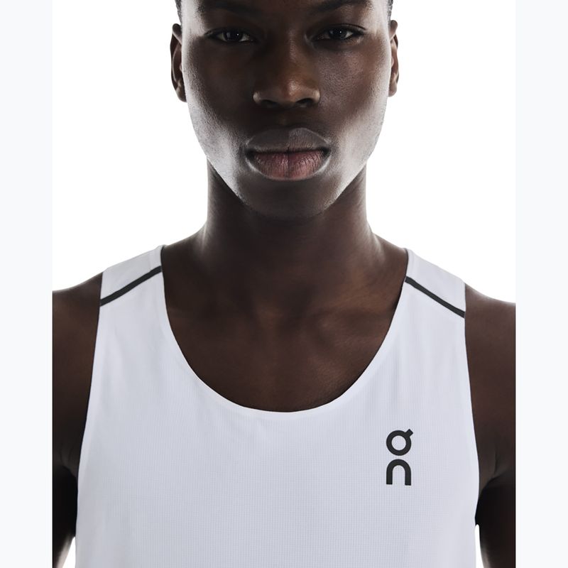 Мъжка тениска за бягане On Performance Tank white/silver 6
