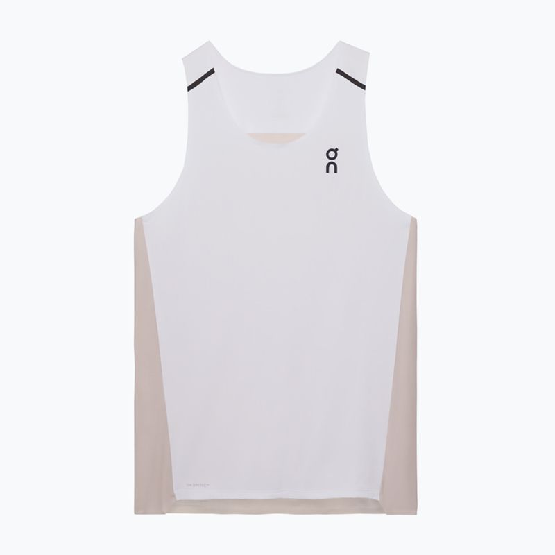Мъжка тениска за бягане On Performance Tank white/silver 8