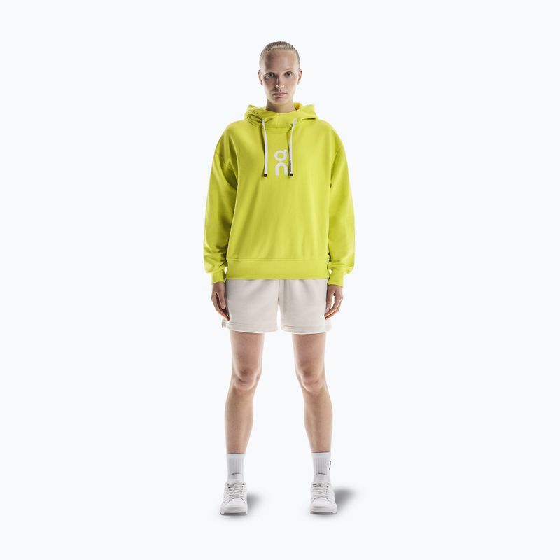 Дамски екип On Running Club Hoodie lime 2