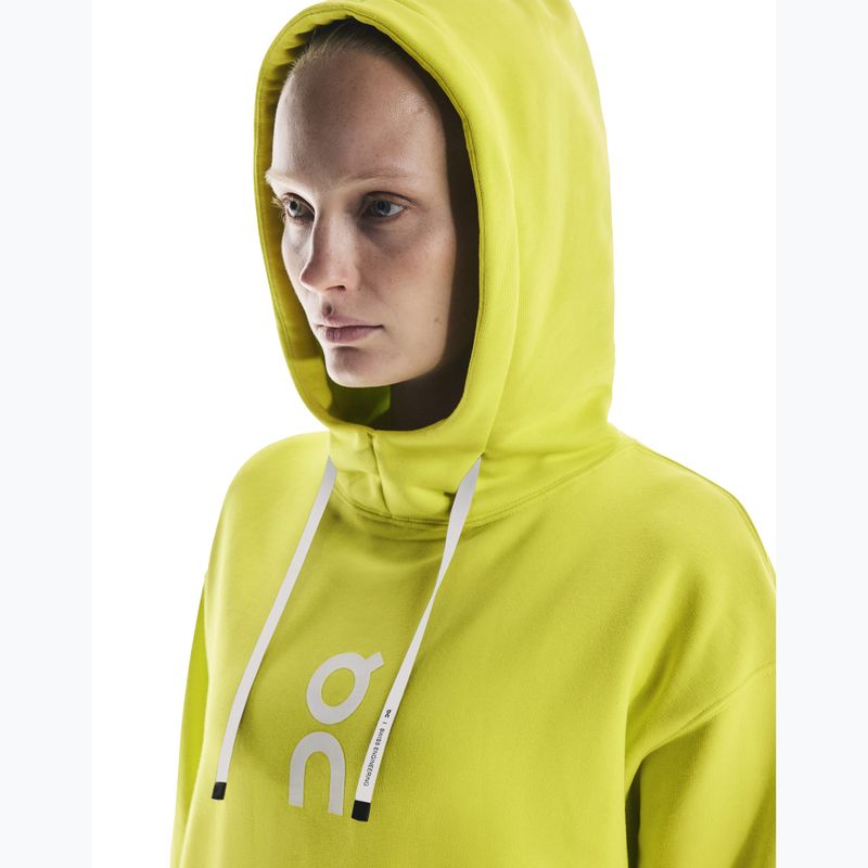 Дамски екип On Running Club Hoodie lime 6