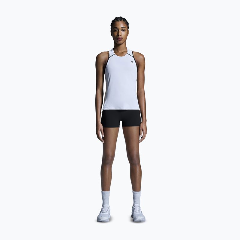 Дамска тениска за бягане On Performance Tank white/silver 2