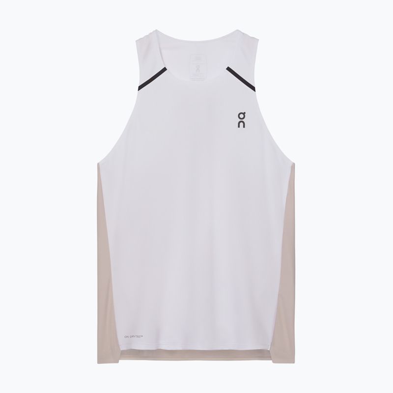 Дамска тениска за бягане On Performance Tank white/silver 8