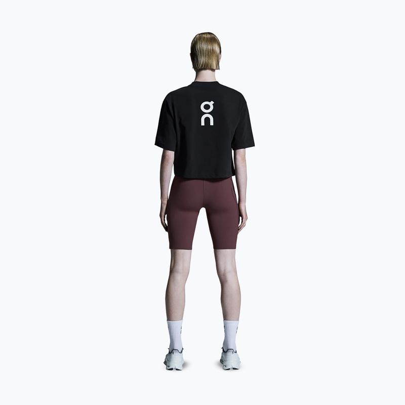 Дамска тениска On Club Boxy-T wlack 3