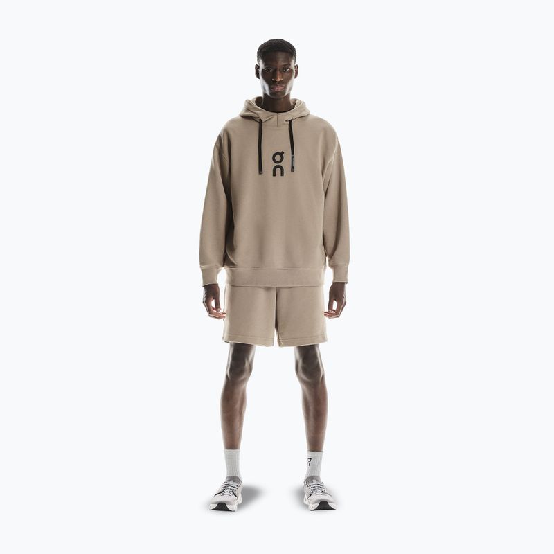 Мъжки суитшърт On Running Club Hoodie desert 2
