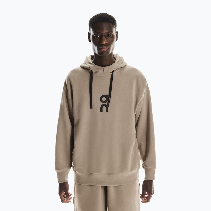 Мъжки суитшърт On Running Club Hoodie desert 4