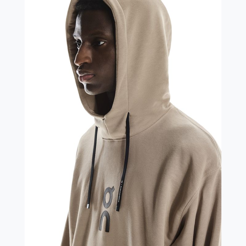 Мъжки суитшърт On Running Club Hoodie desert 6