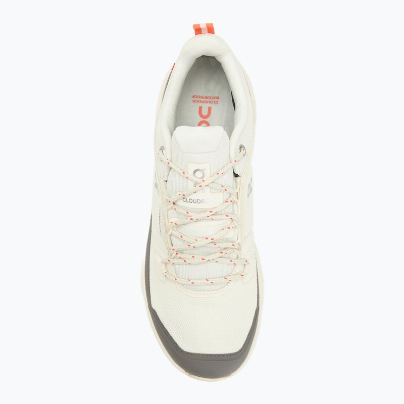 Мъжки туристически обувки On Cloudrock Low Waterproof ivory/ivory 5