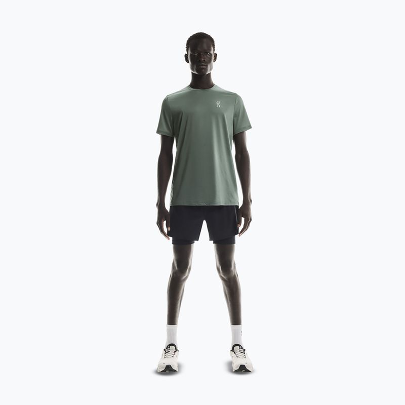 Мъжка тениска за бягане On Running Core-T olive 2