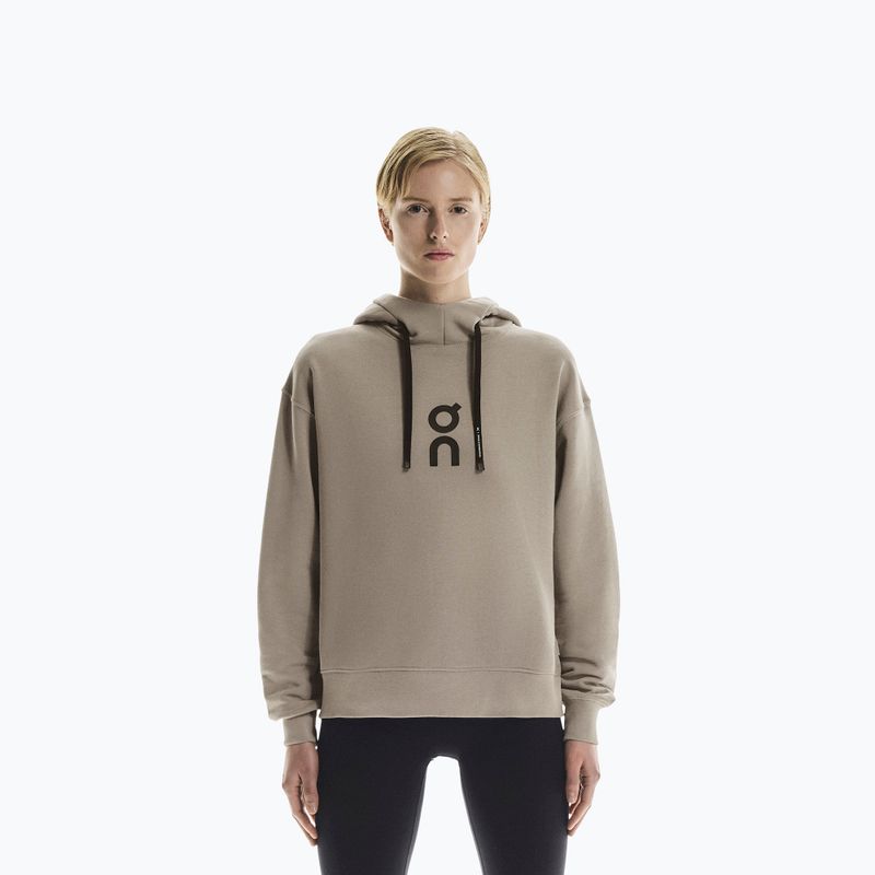 Дамски суитшърт On Running Club Hoodie desert
