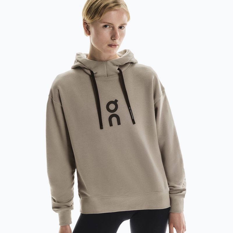 Дамски суитшърт On Running Club Hoodie desert 4