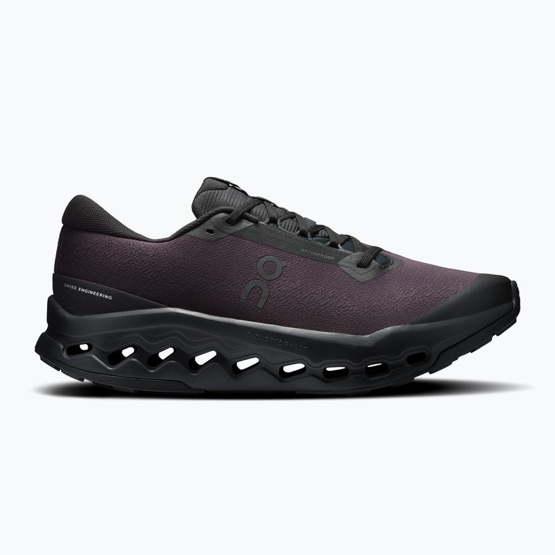 Мъжки обувки за бягане On Cloudsurfer Trail 2 Waterproof black/black 8