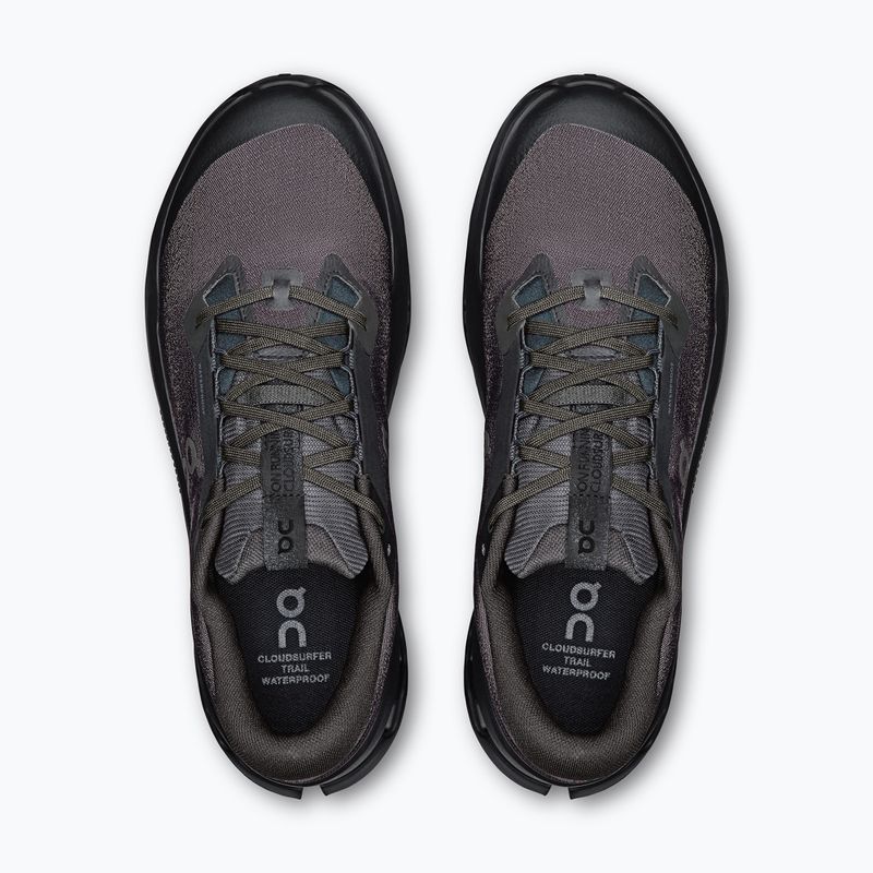 Мъжки обувки за бягане On Cloudsurfer Trail 2 Waterproof black/black 13