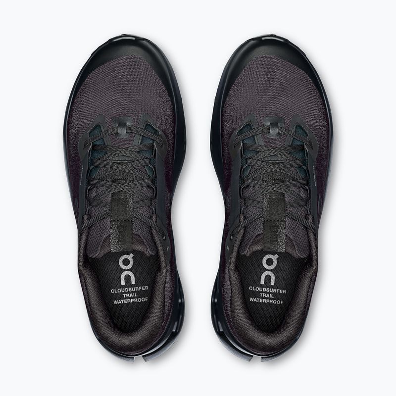 Дамски обувки за бягане On Cloudsurfer Trail 2 Waterproof black/black 6