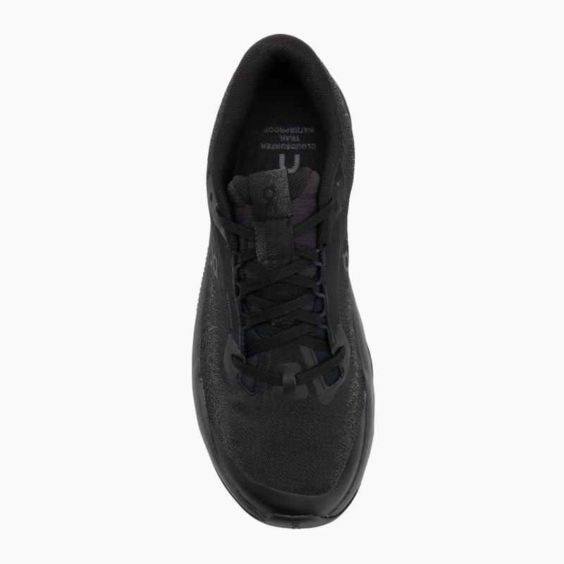 Дамски обувки за бягане On Cloudsurfer Trail 2 Waterproof black/black 5