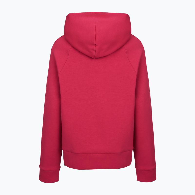 Дамски суитшърт On Focus Tech Hoodie grenadine 2