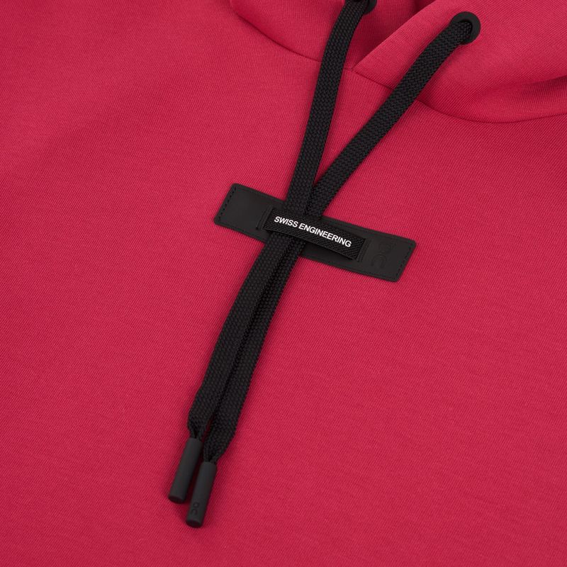 Дамски суитшърт On Focus Tech Hoodie grenadine 3