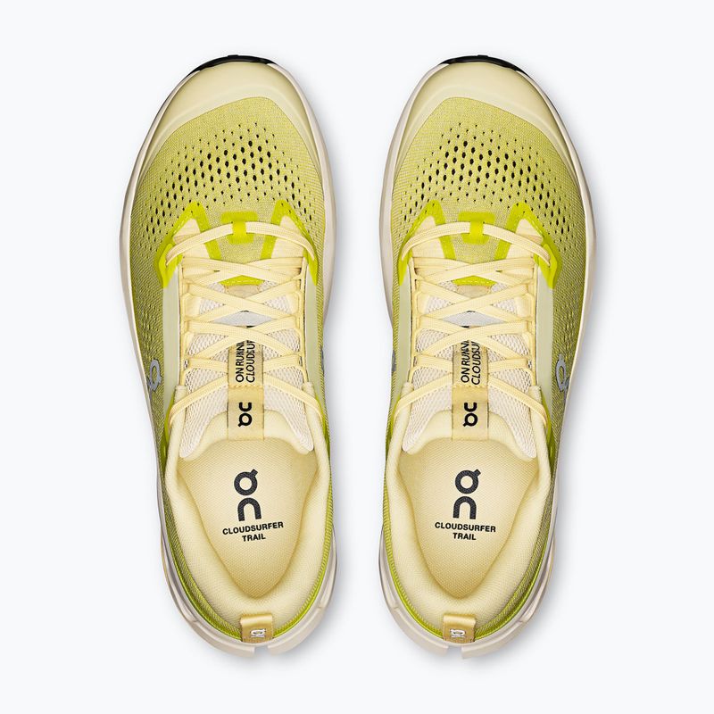 Мъжки обувки за бягане On Cloudsurfer Trail 2 ivory/lime 13