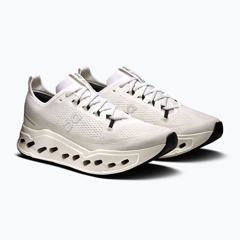Мъжки обувки за бягане On Cloudsurfer Max Wide white/white 10