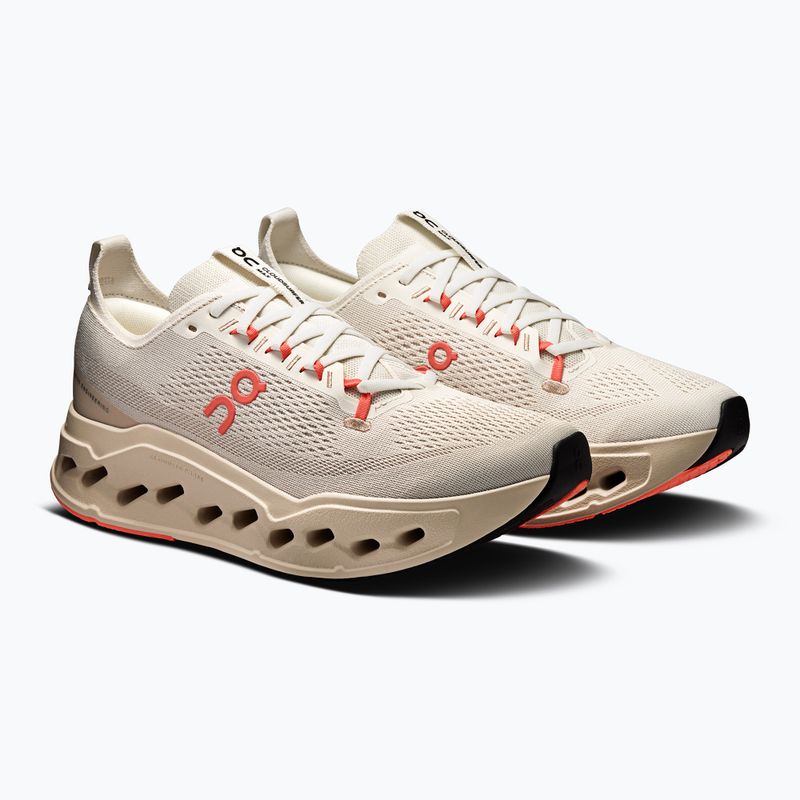 Мъжки обувки за бягане On Cloudsurfer Max ivory/salmon 3
