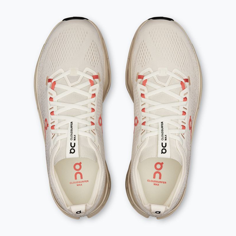 Мъжки обувки за бягане On Cloudsurfer Max ivory/salmon 6