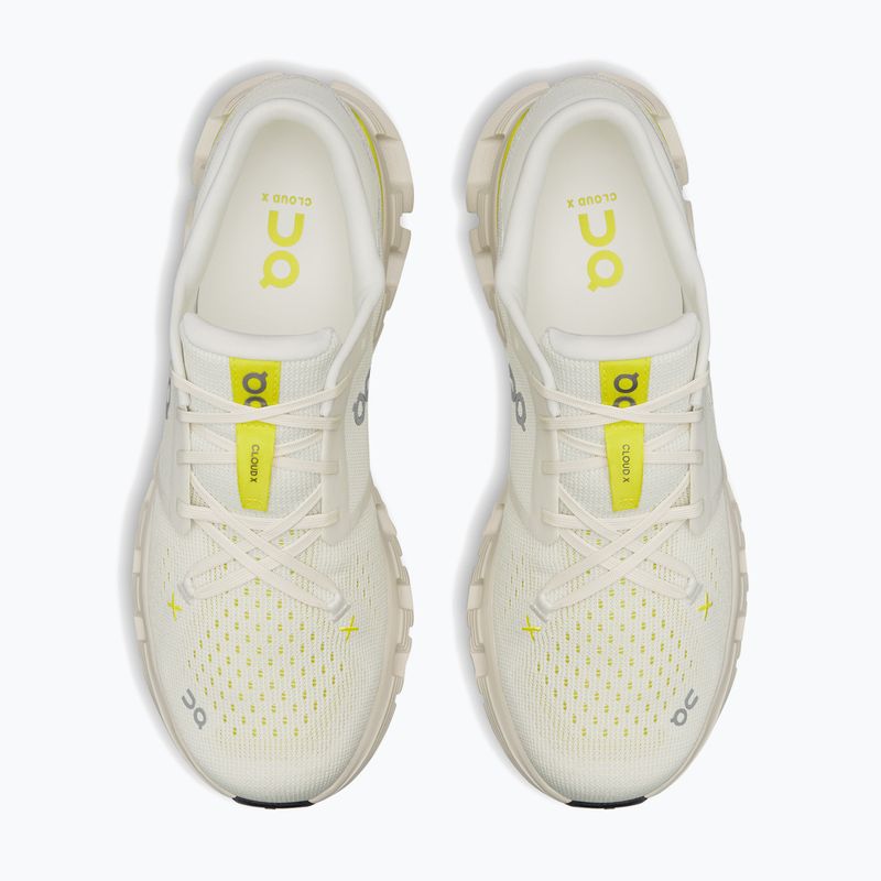 Мъжки обувки за бягане On Cloud X 4 ivory/lime 6