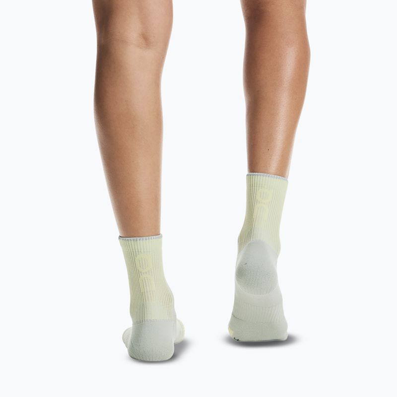 Чорапи On Performance Run Mid tin/lemonade 4