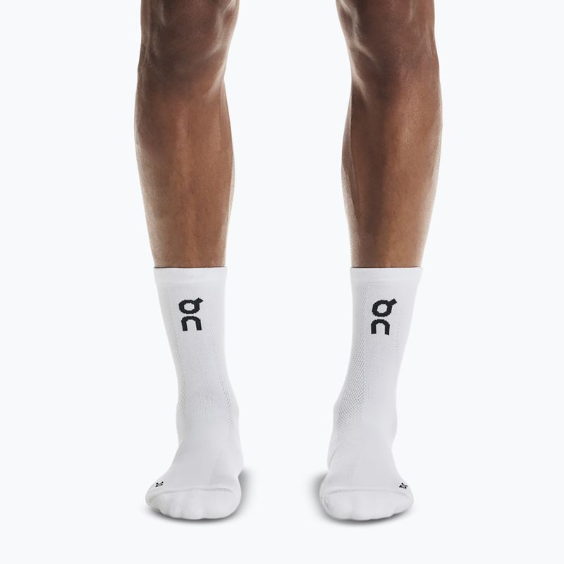 Чорапи за бягане On Core Run High 2 чифта white 3