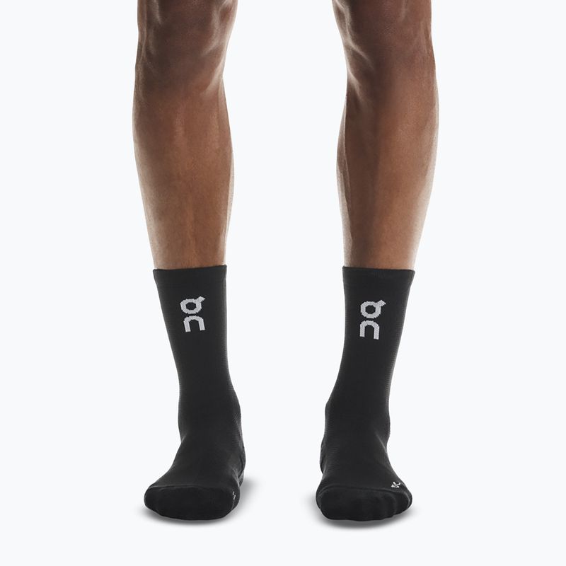 Чорапи за бягане On Core Run High 2 чифта black 3